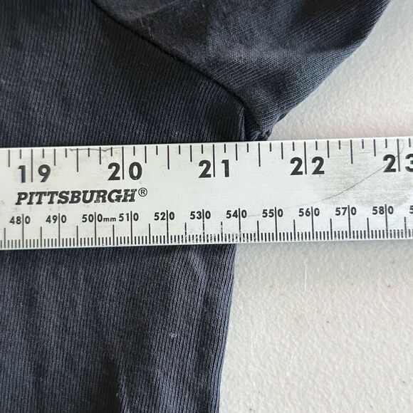 TALBOTS Knit Crewneck Beaded‎ Sweater Womens M Black Classic Officewear - Picture 8 of 9